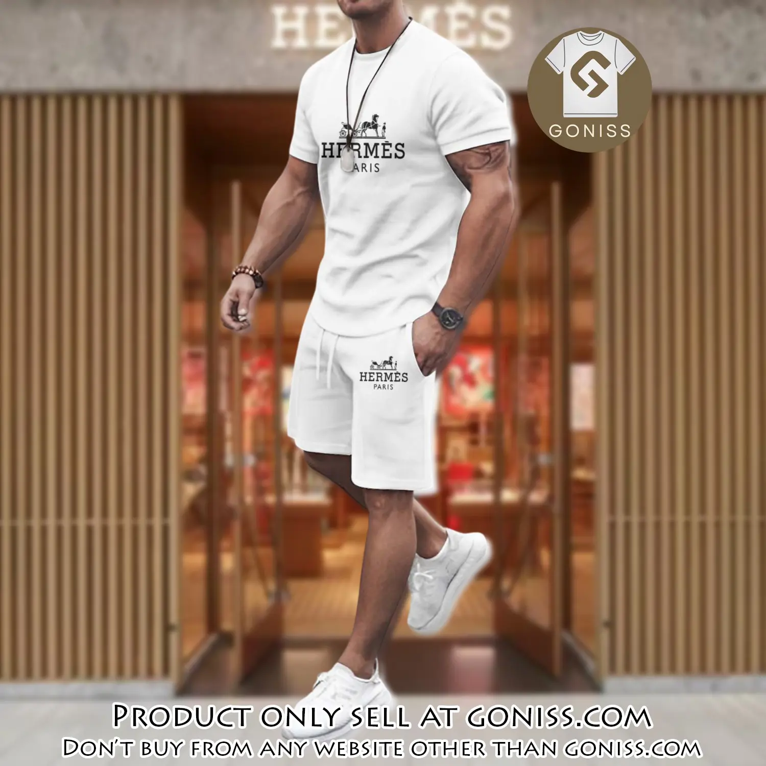 Hermes combo unisex tshirt & short limited luxury outfit cts1109 gn0441275
